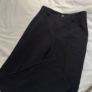 Zara Straight Leg Pleated Trouser